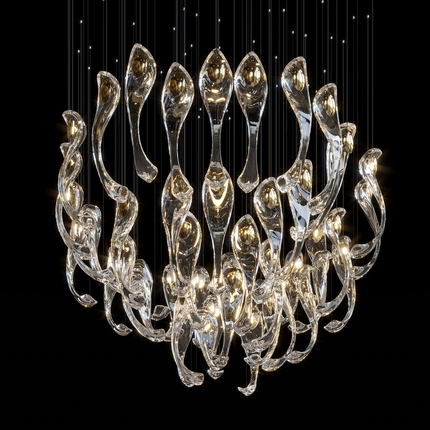 LC0139 - Light compositions made of crystal and glass - image 3 | Bachelieri