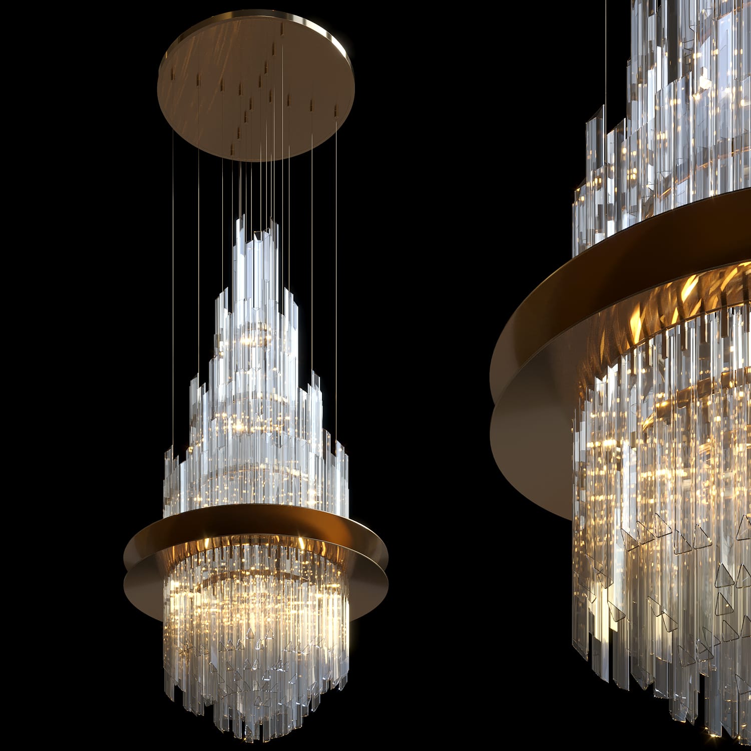 LC0240 - Light compositions made of crystal and glass - image 3 | Bachelieri
