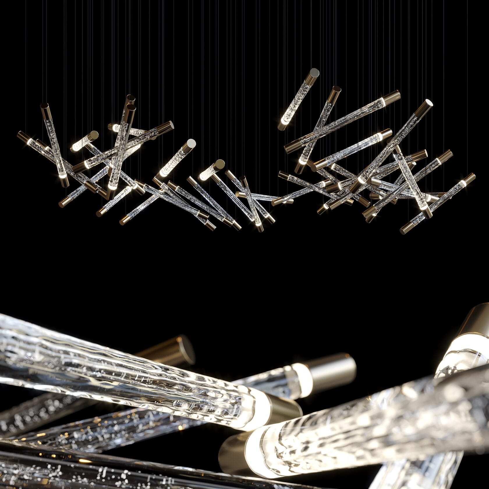LC0270 - Light compositions made of crystal and glass - image 1 | Bachelieri