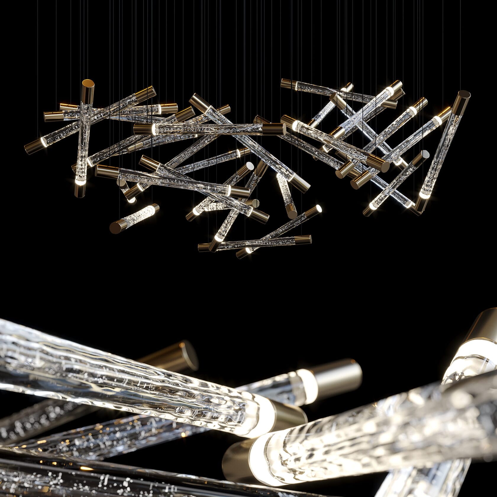 LC0270 - Light compositions made of crystal and glass - image 3 | Bachelieri