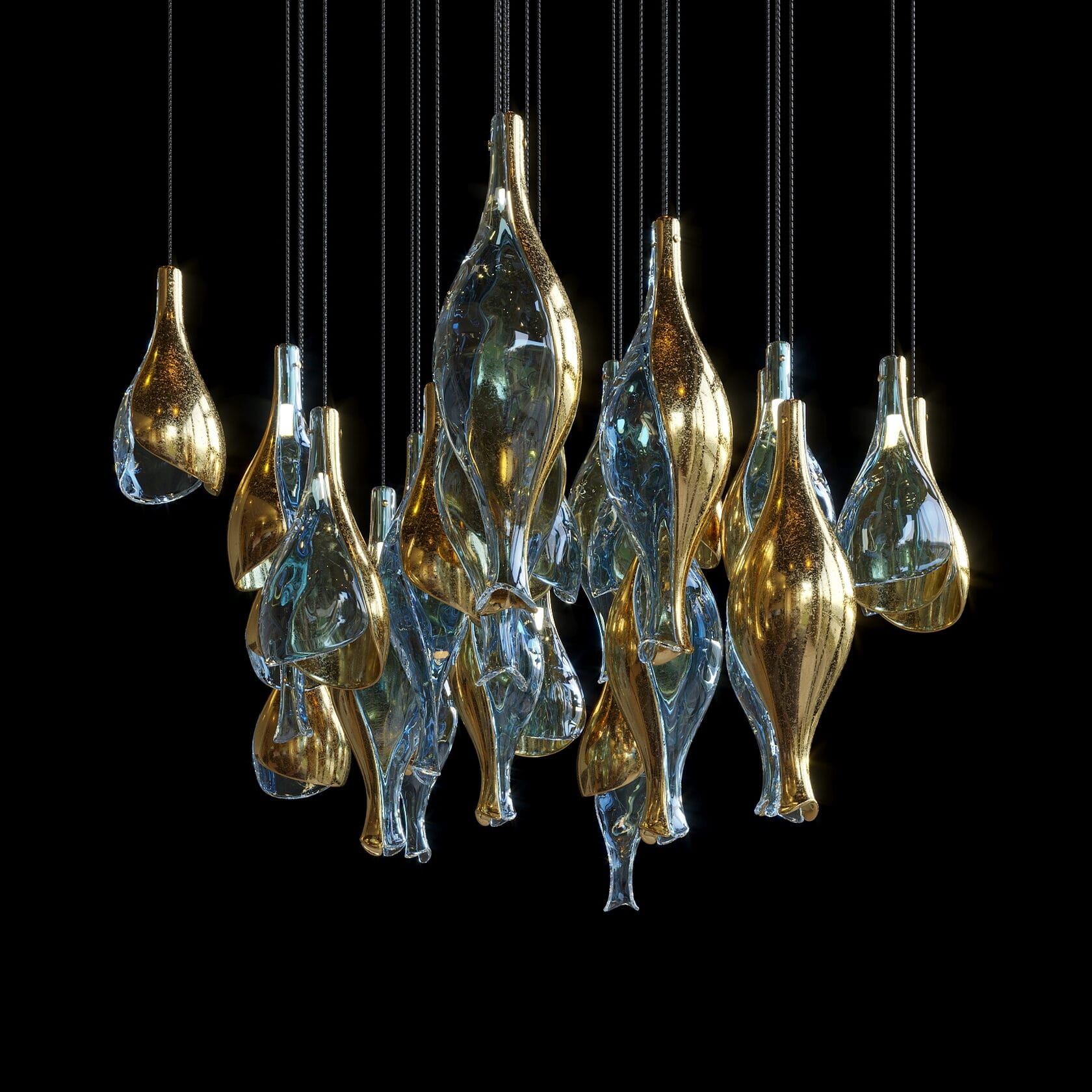 LC0274 - Light compositions made of crystal and glass - image 5 | Bachelieri