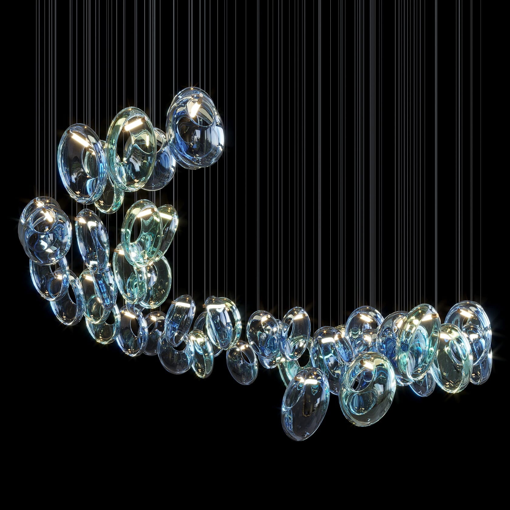LC0283 - Light compositions made of crystal and glass - image 1 | Bachelieri