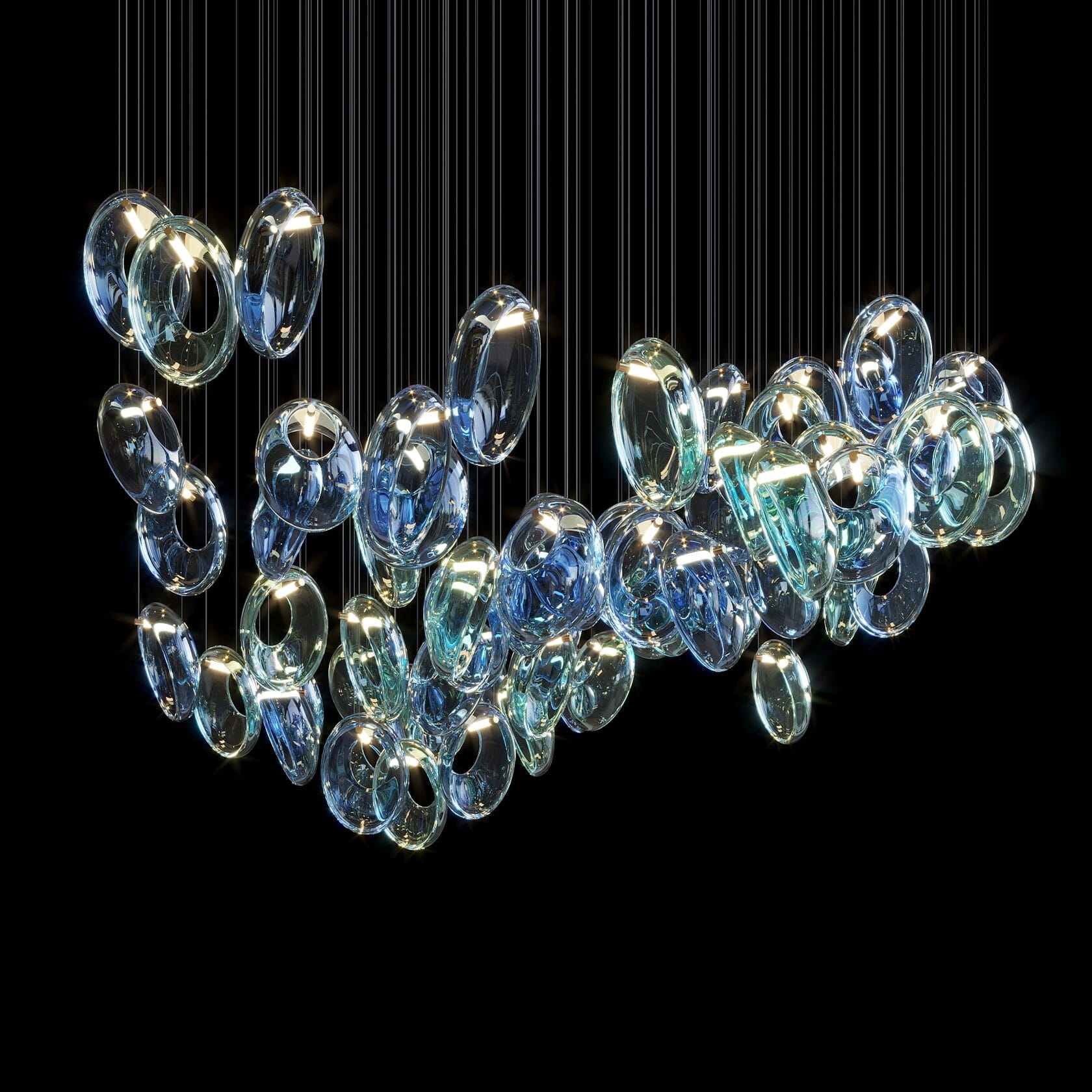 LC0283 - Light compositions made of crystal and glass - image 6 | Bachelieri