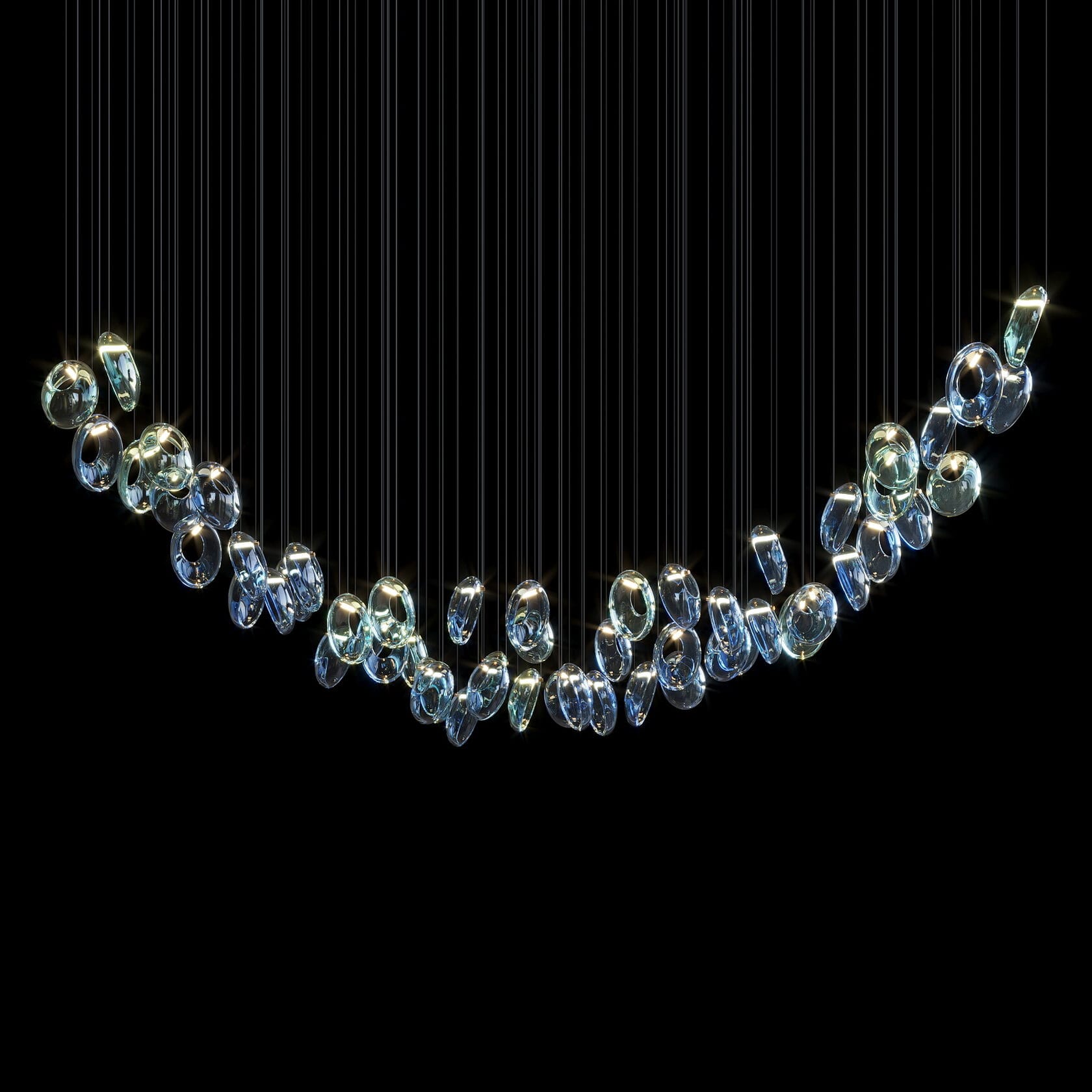 LC0283 - Light compositions made of crystal and glass - image 10 | Bachelieri