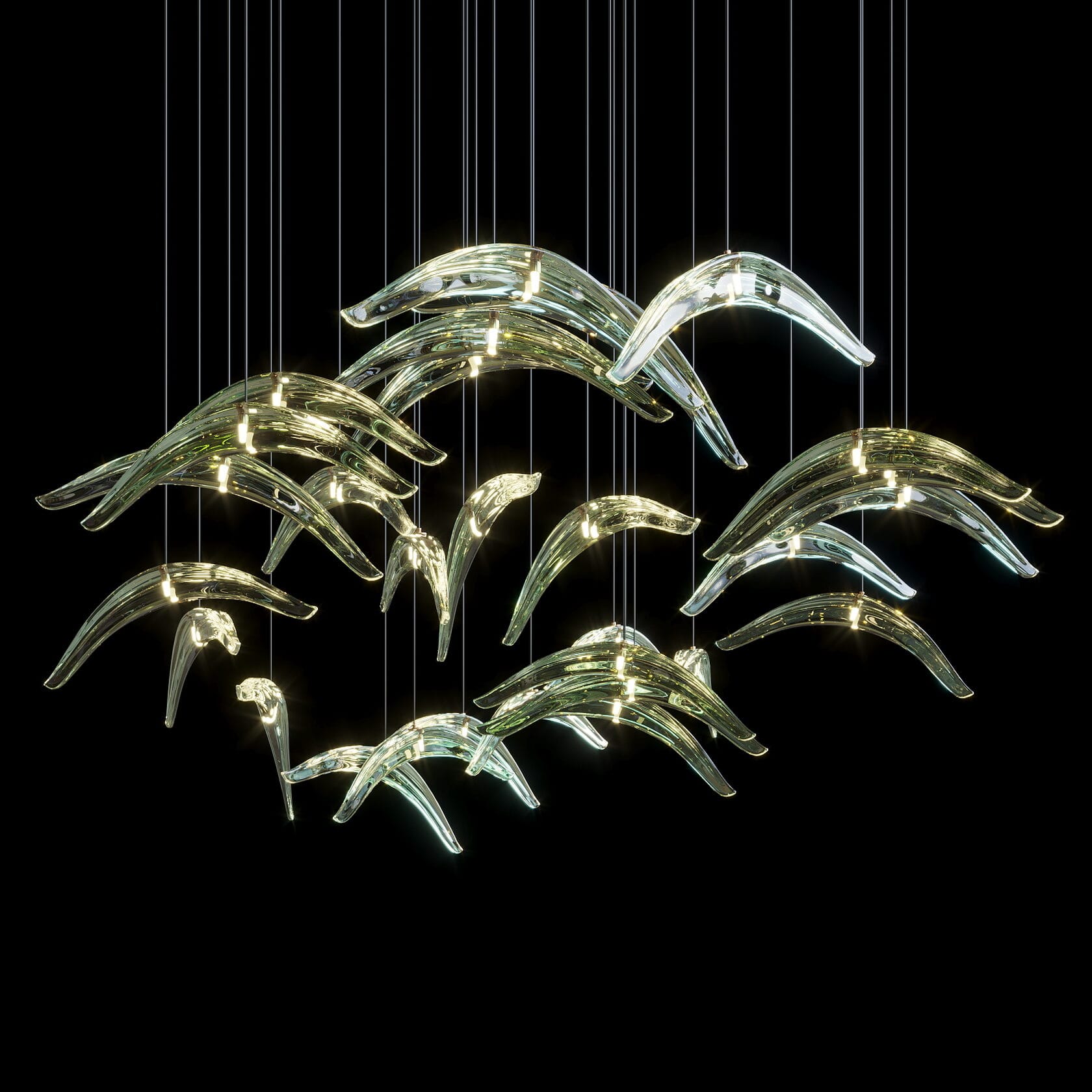 LC0290 - Light compositions made of crystal and glass - image 3 | Bachelieri