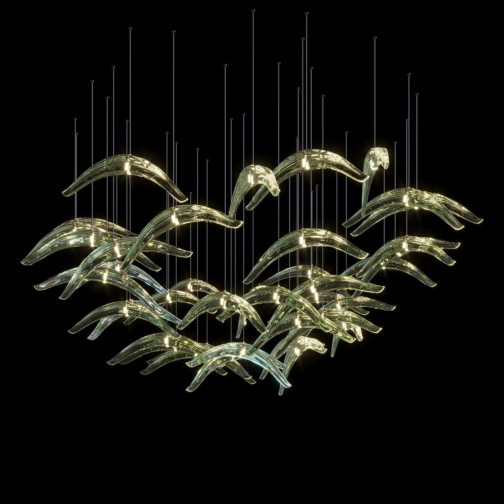 LC0290 - Light compositions made of crystal and glass - image 8 | Bachelieri