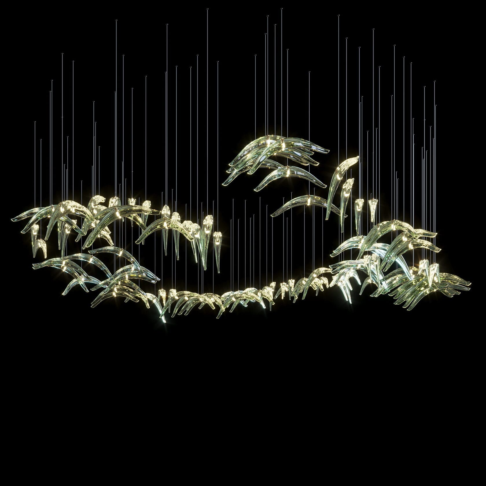 LC0290 - Light compositions made of crystal and glass - image 9 | Bachelieri