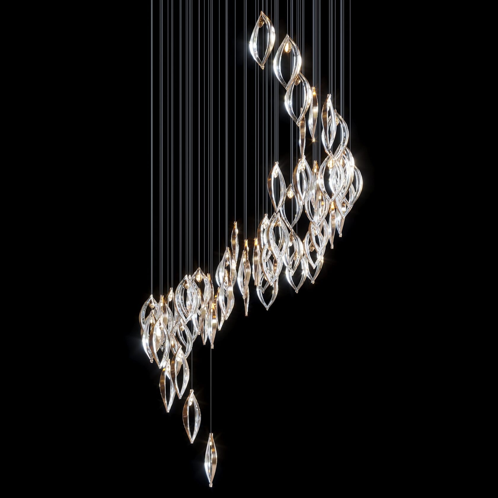 LC0289 - Light compositions made of crystal and glass - image 5 | Bachelieri
