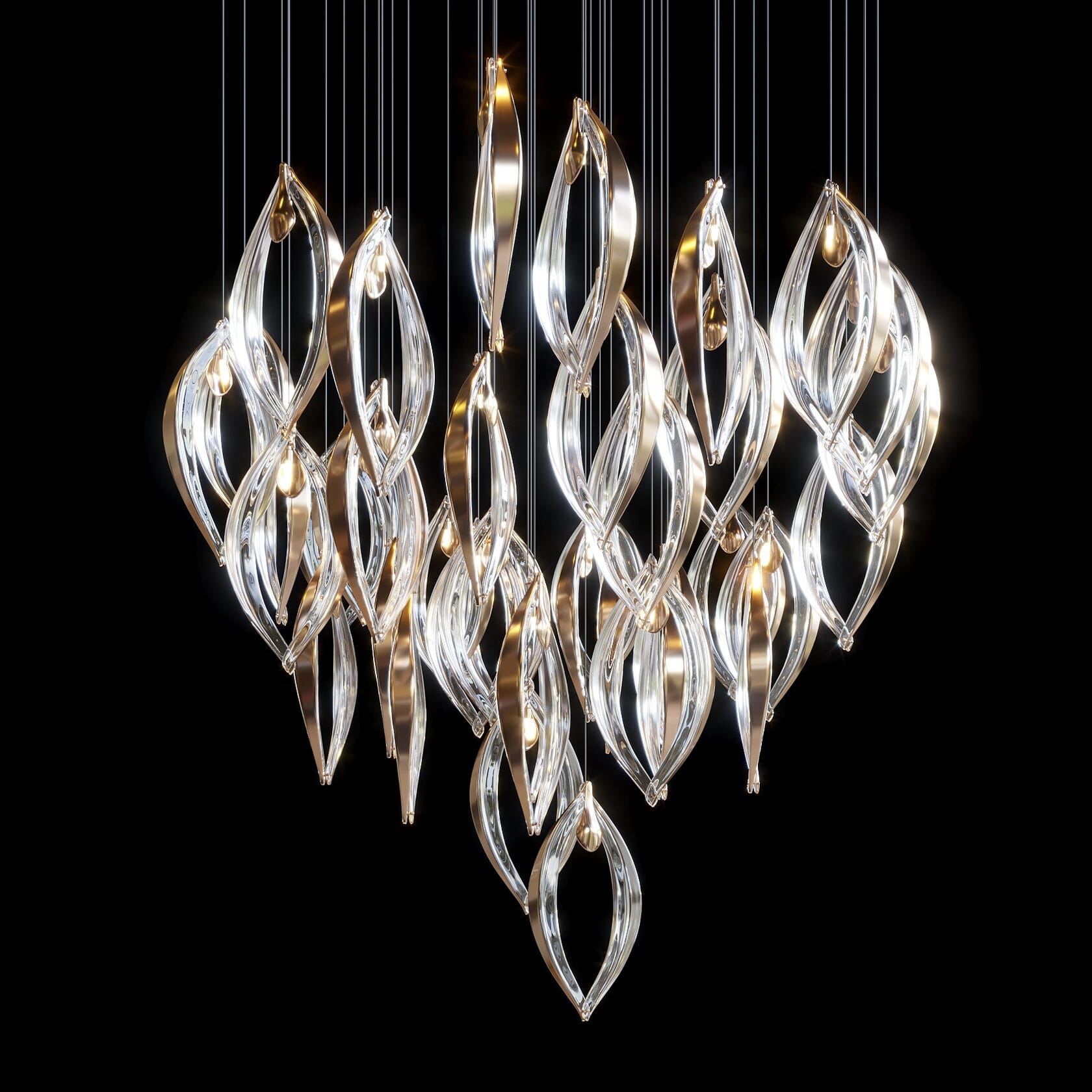 LC0289 - Light compositions made of crystal and glass - image 6 | Bachelieri