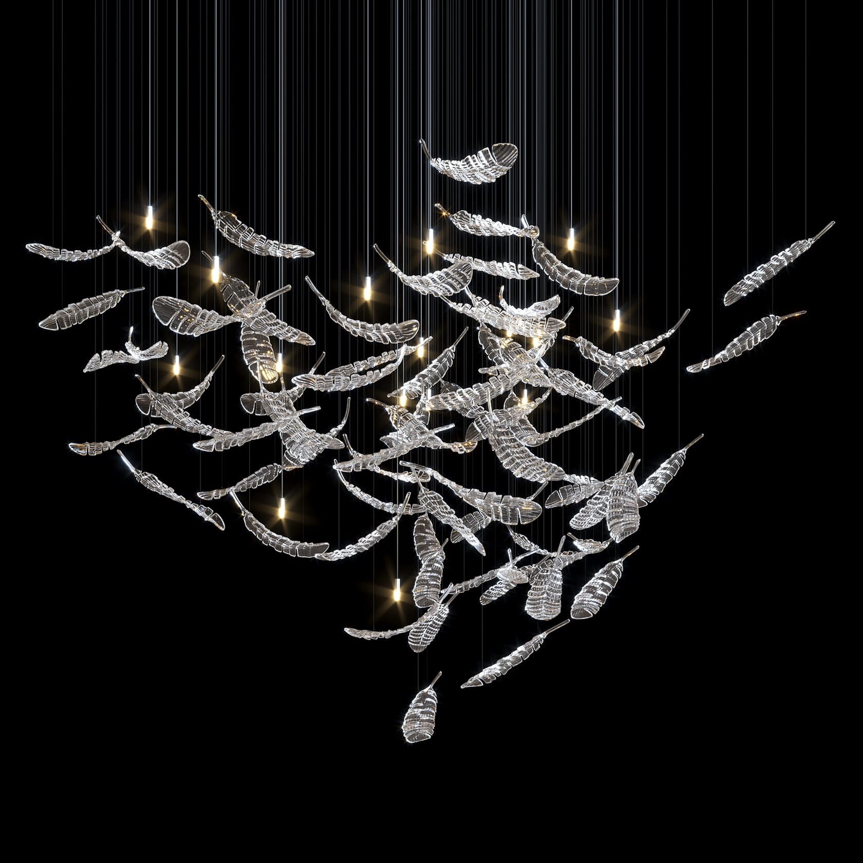 LC0295 - Light compositions made of crystal and glass - image 3 | Bachelieri