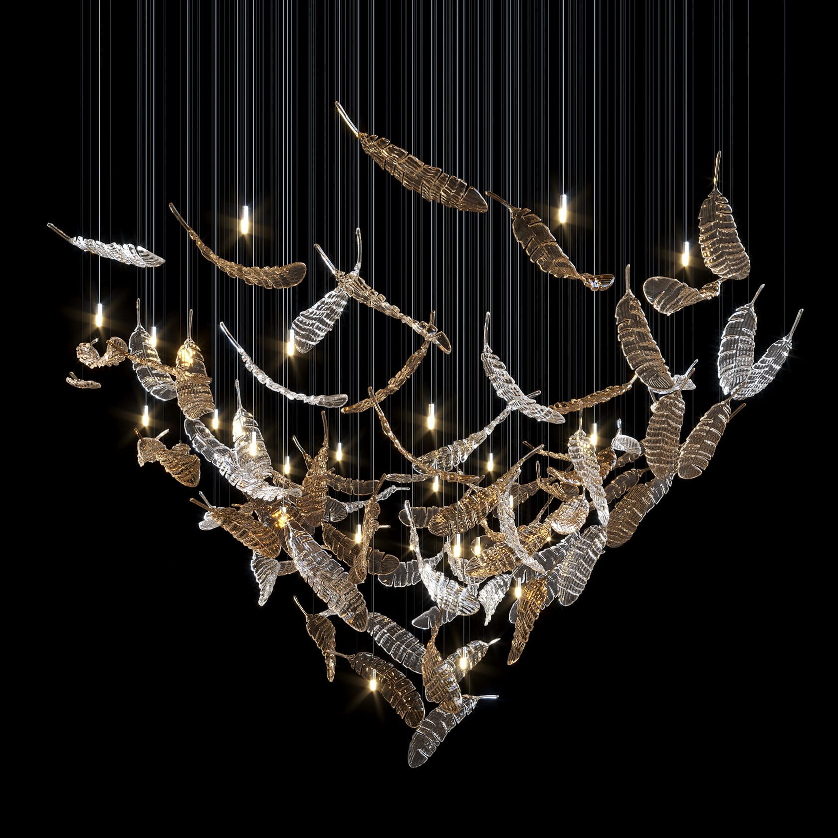 LC0295 - Light compositions made of crystal and glass - image 7 | Bachelieri