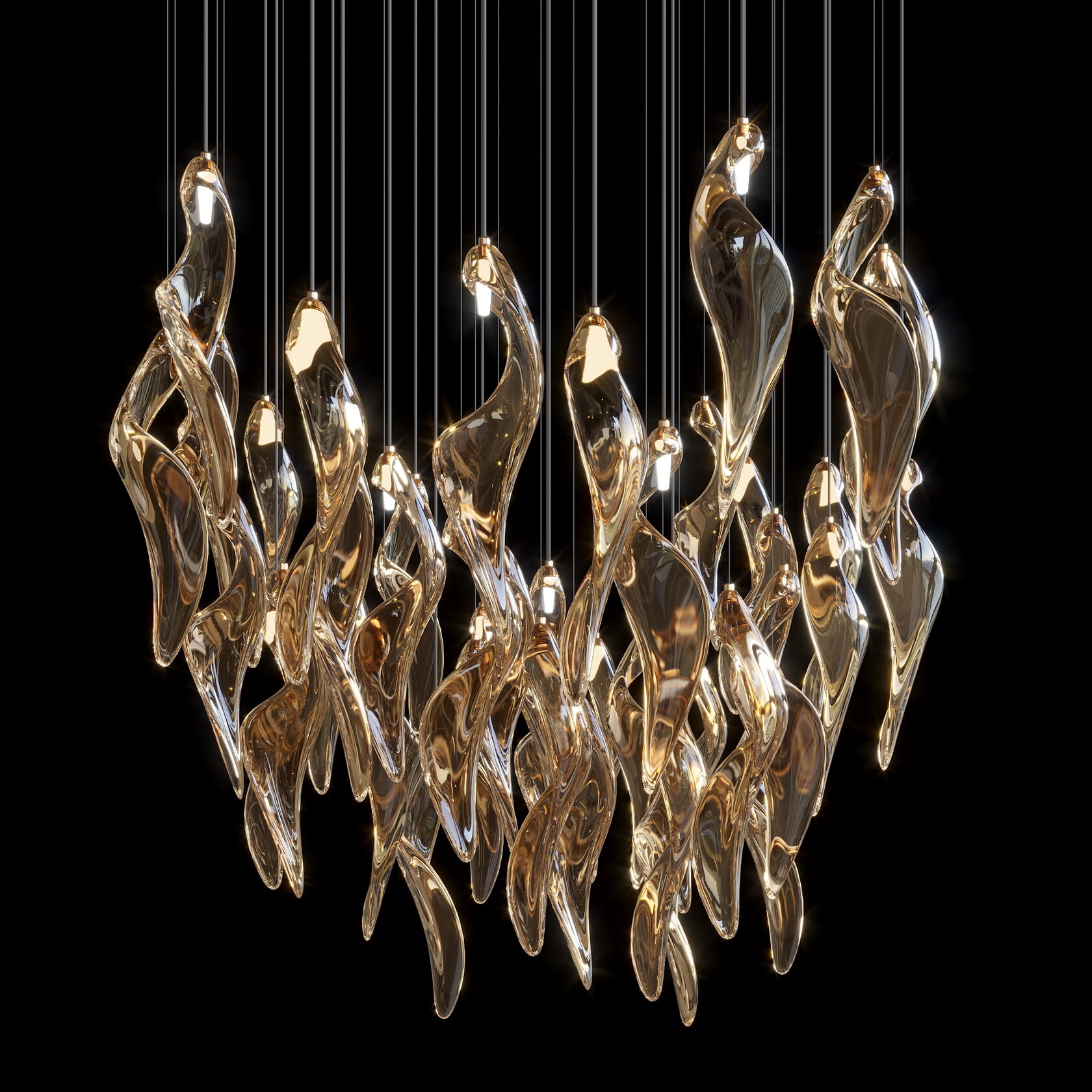 LC0311 - Light compositions made of crystal and glass - image 1 | Bachelieri