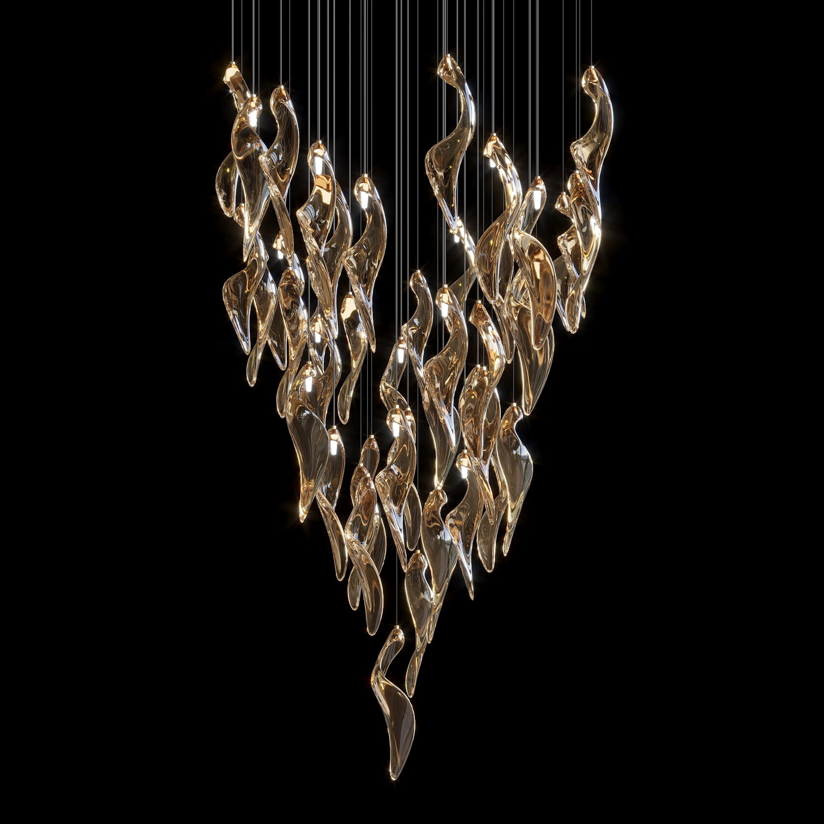 LC0311 - Light compositions made of crystal and glass - image 4 | Bachelieri