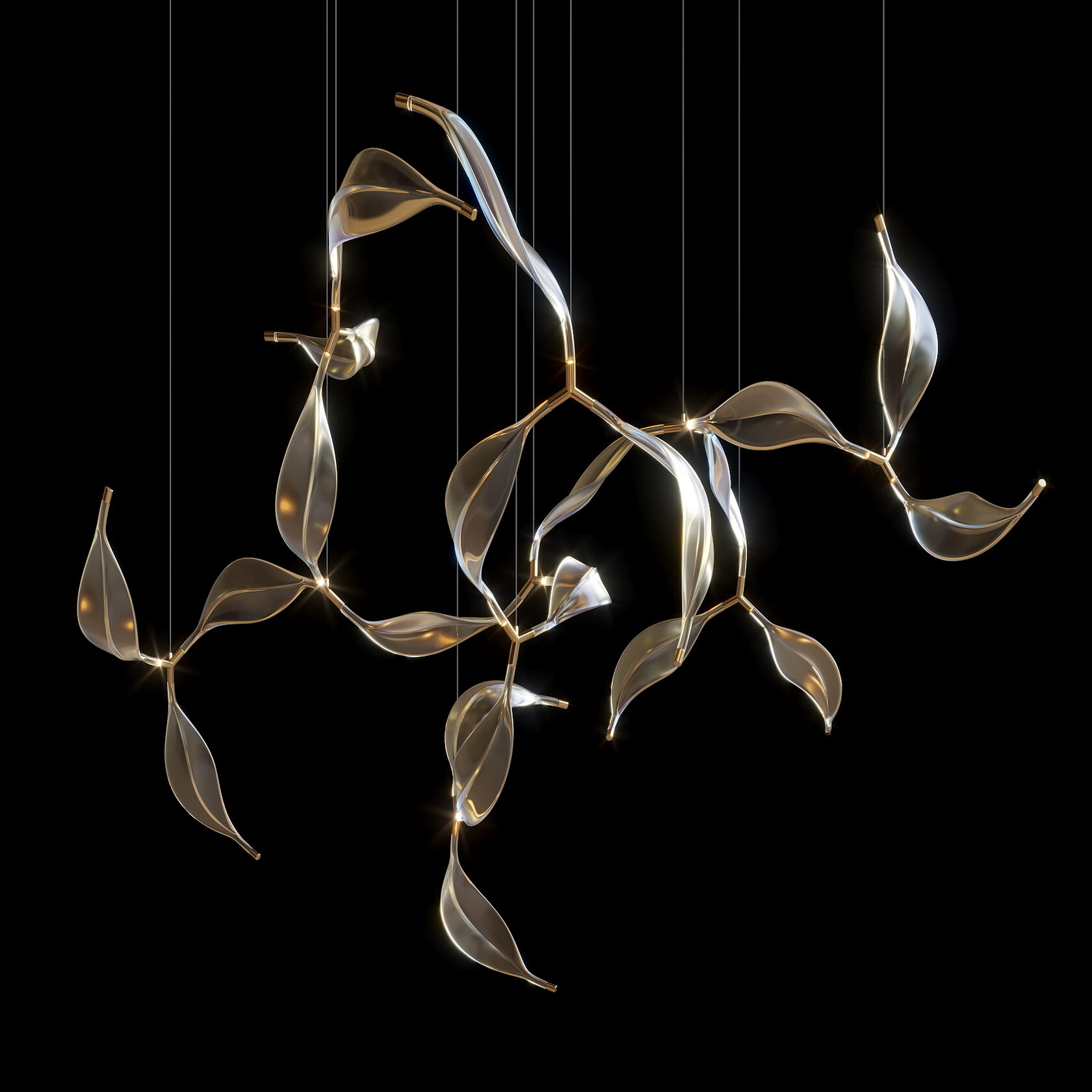 LC0319 - Light compositions made of crystal and glass - image 10 | Bachelieri
