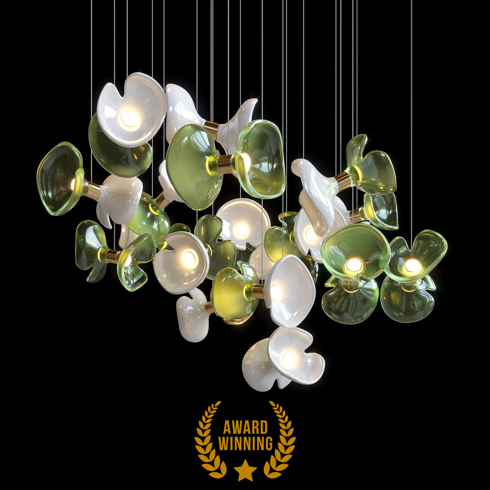 LC0343 - Light compositions made of crystal and glass - image 1 | Bachelieri