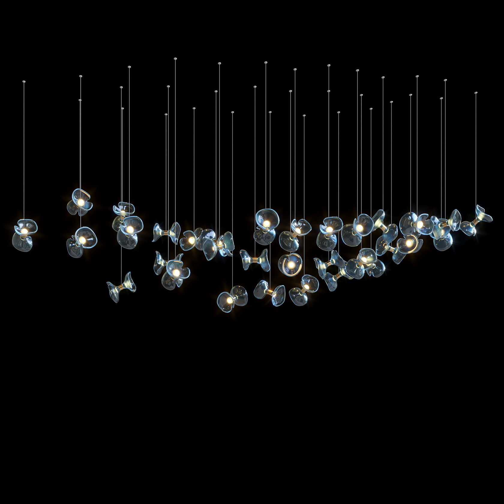 LC0343 - Light compositions made of crystal and glass - image 6 | Bachelieri