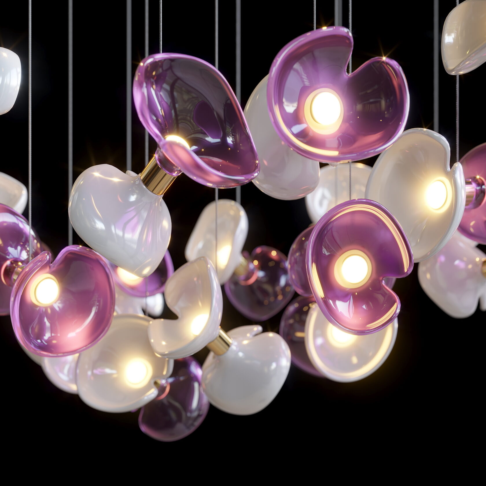LC0343 - Light compositions made of crystal and glass - image 11 | Bachelieri