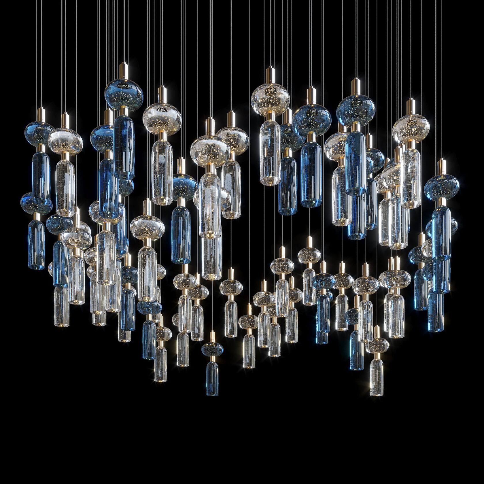 LC0346 - Light compositions made of crystal and glass - image 1 | Bachelieri
