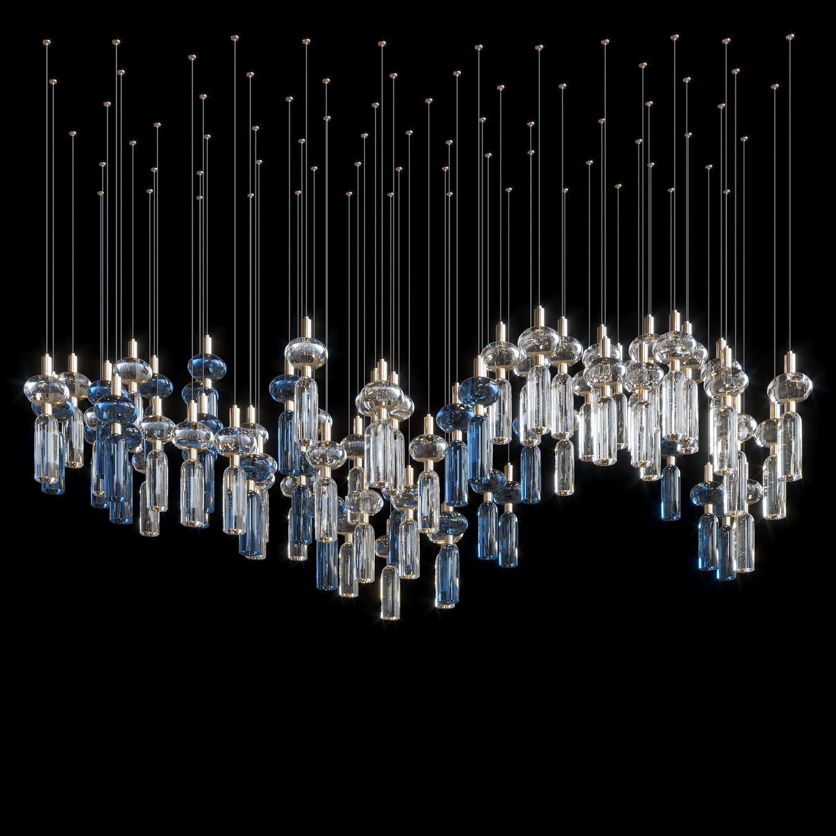 LC0346 - Light compositions made of crystal and glass - image 4 | Bachelieri