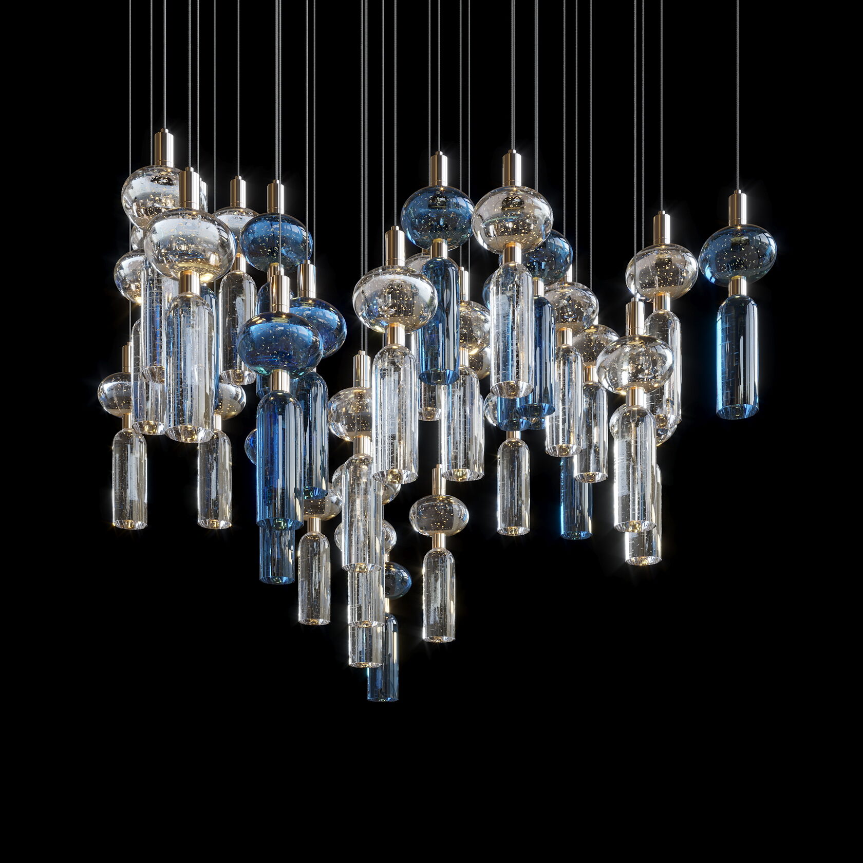 LC0346 - Light compositions made of crystal and glass - image 6 | Bachelieri