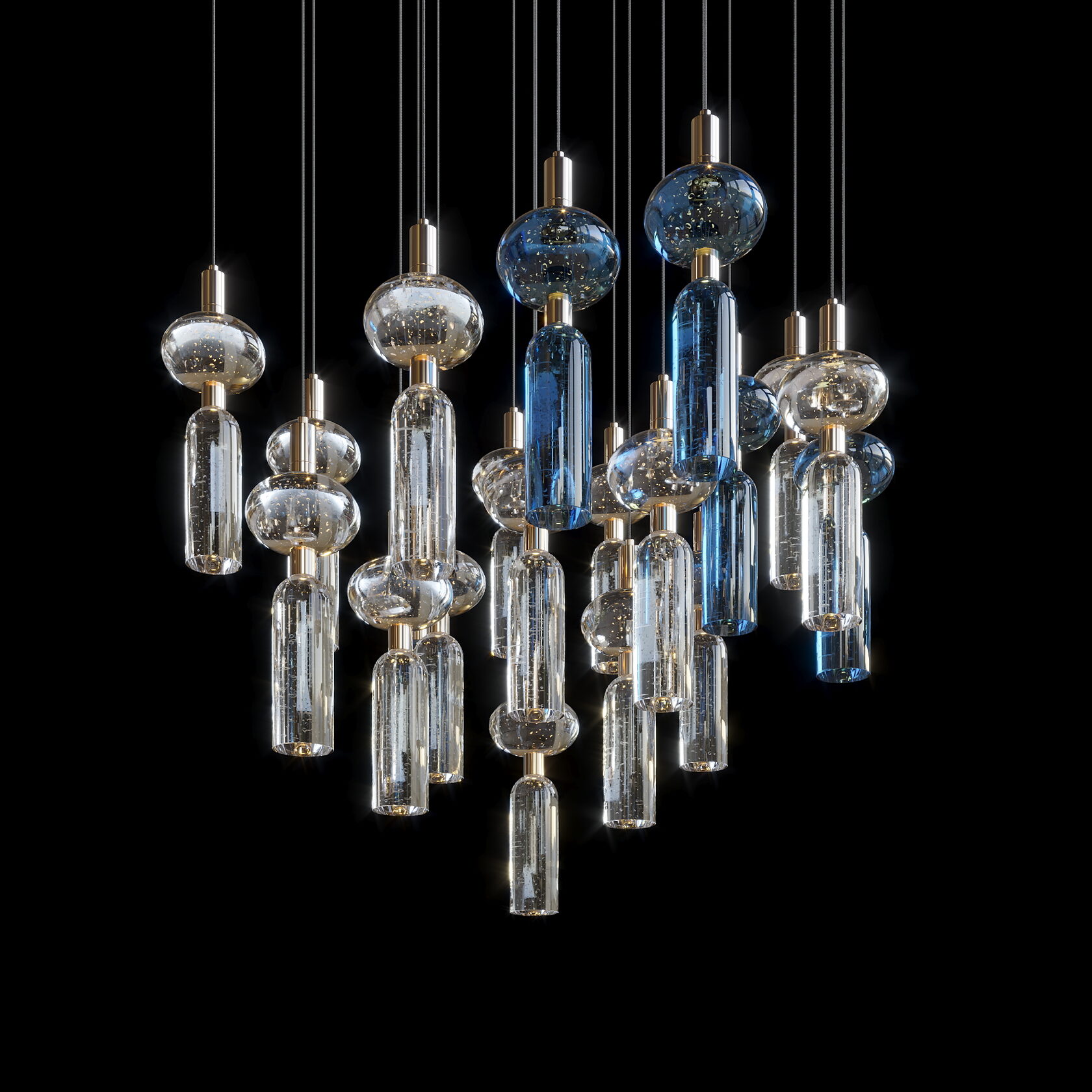 LC0346 - Light compositions made of crystal and glass - image 8 | Bachelieri