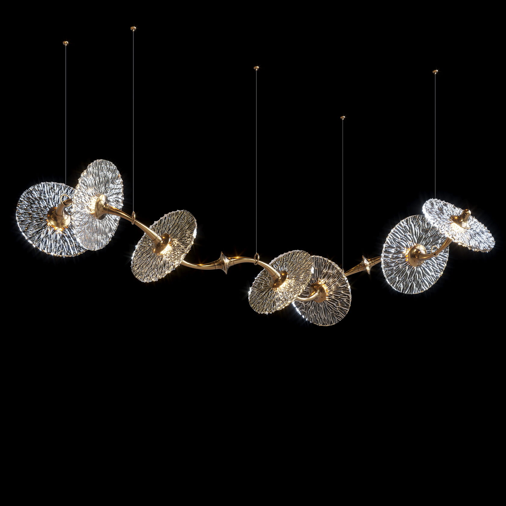LC0358 - Light compositions made of crystal and glass - image 1 | Bachelieri