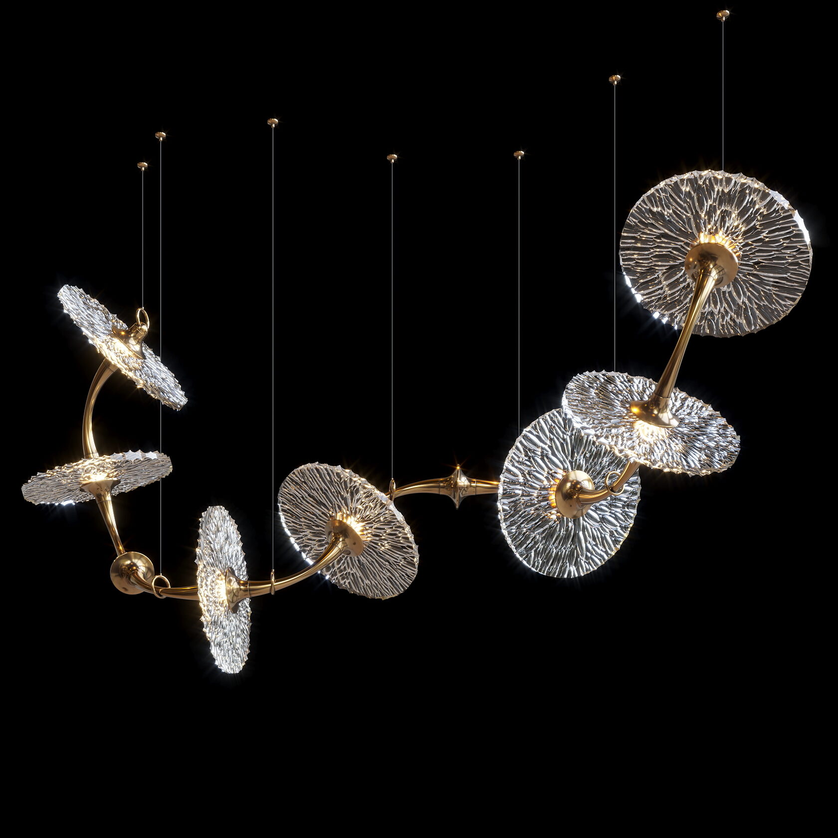 LC0358 - Light compositions made of crystal and glass - image 3 | Bachelieri