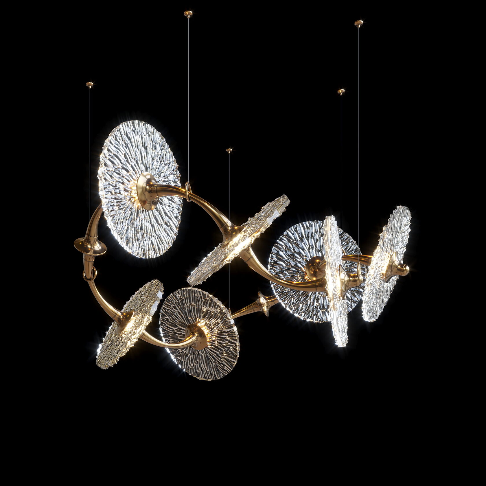 LC0358 - Light compositions made of crystal and glass - image 5 | Bachelieri