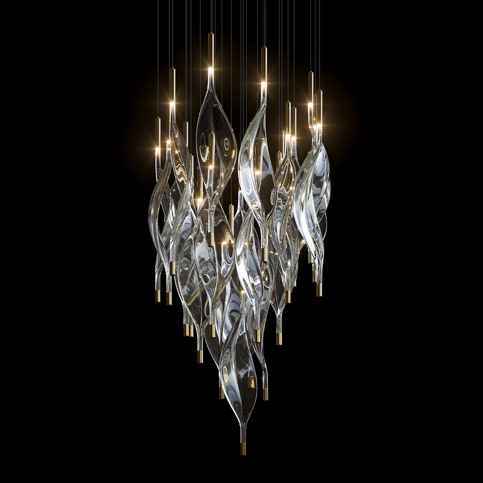 LC0376 - Light compositions made of crystal and glass - image 1 | Bachelieri