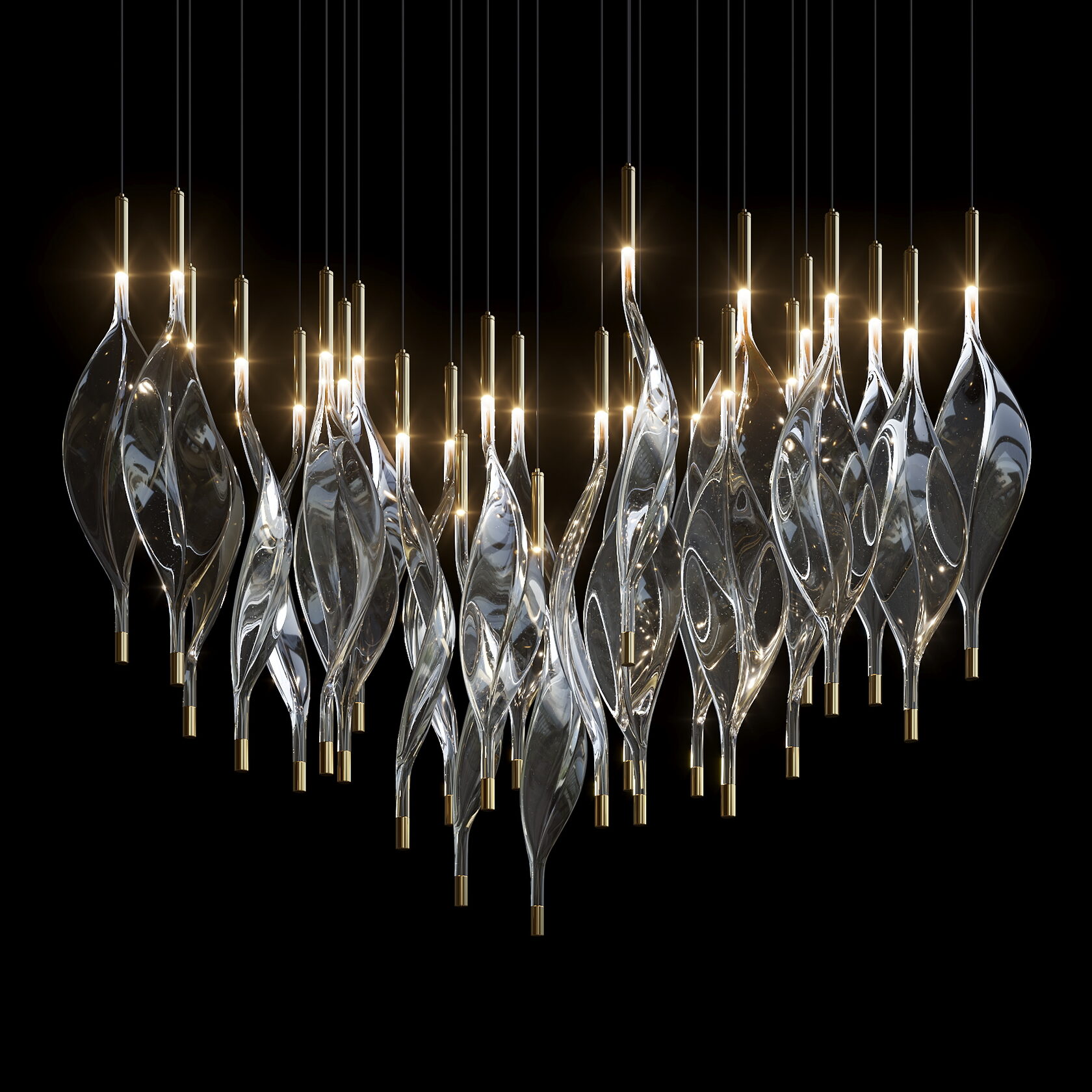 LC0376 - Light compositions made of crystal and glass - image 3 | Bachelieri