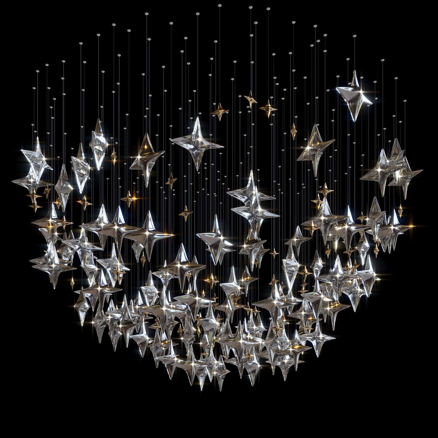 LC0395 - Light compositions made of crystal and glass - image 6 | Bachelieri