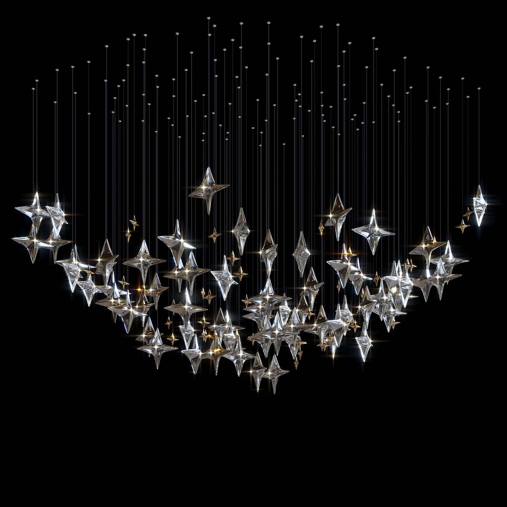 LC0395 - Light compositions made of crystal and glass - image 10 | Bachelieri
