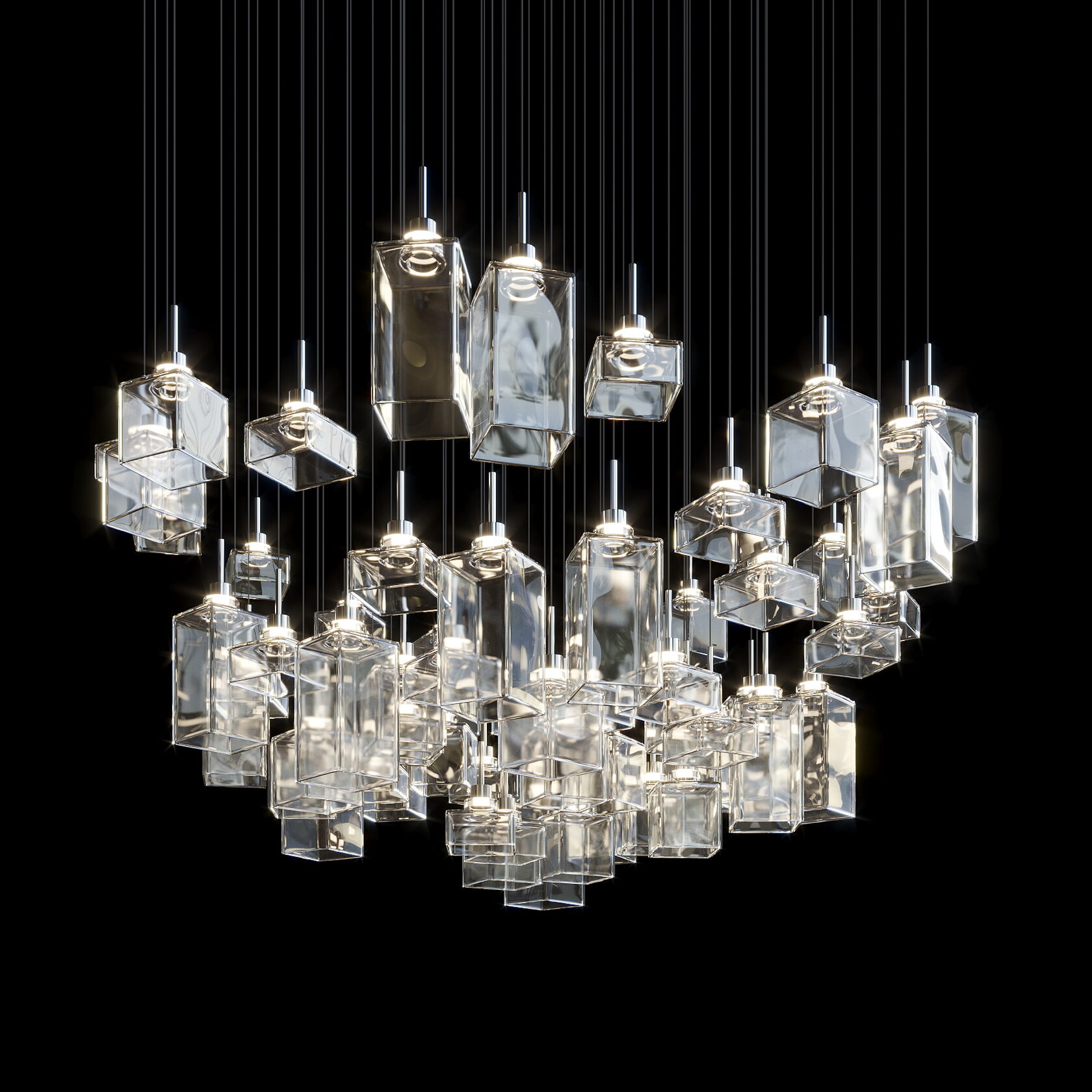 LC0398 - Light compositions made of crystal and glass - image 6 | Bachelieri