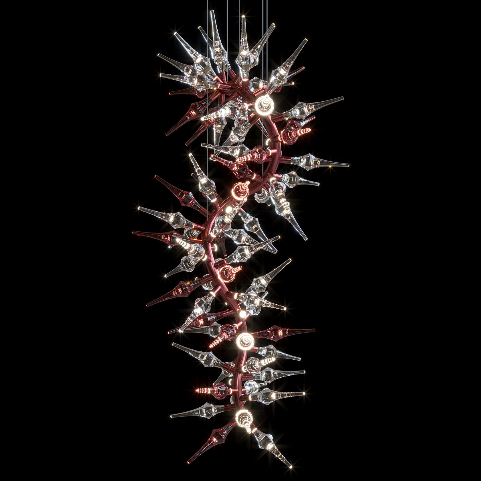 LC0442 - Light compositions made of crystal and glass - image 6 | Bachelieri
