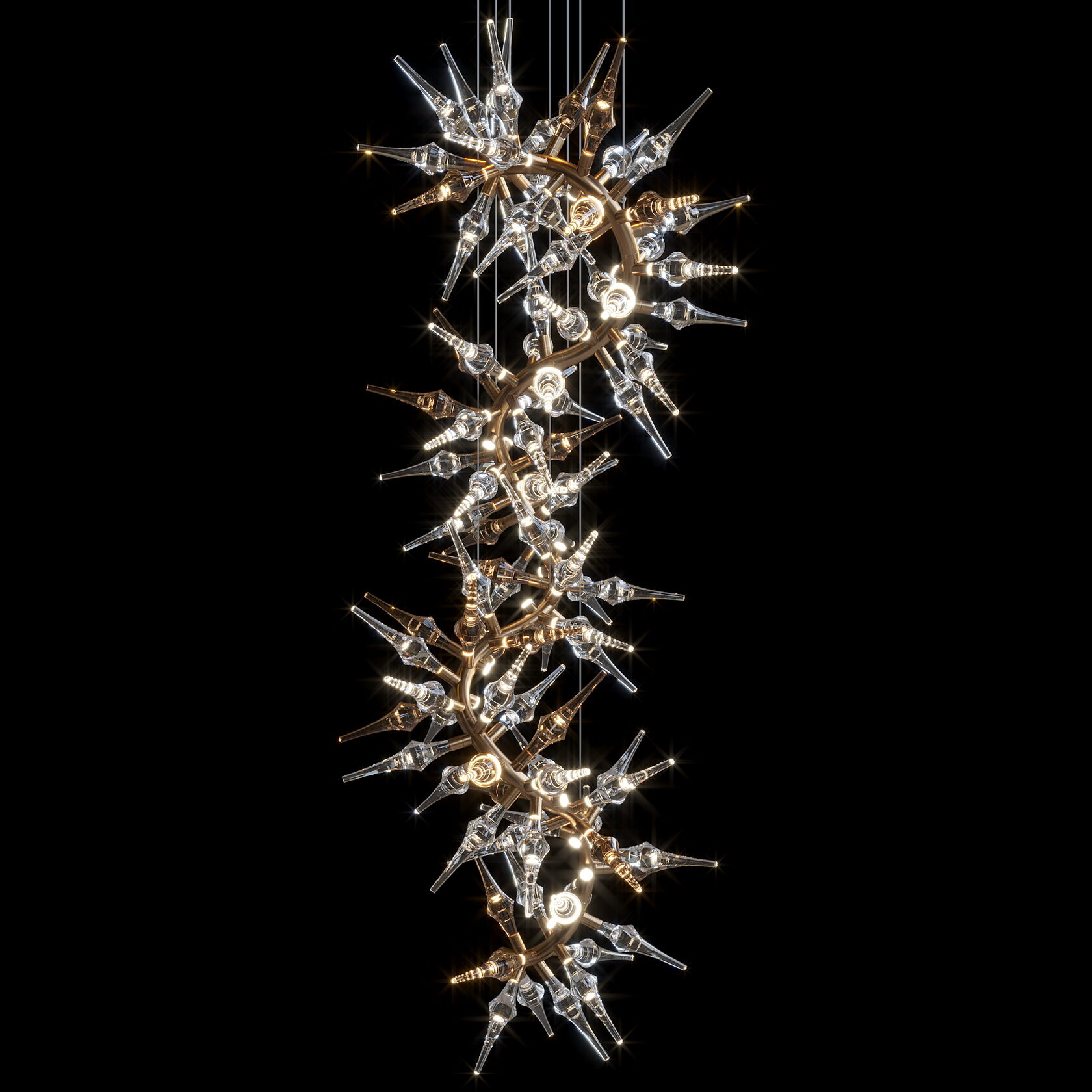 LC0442 - Light compositions made of crystal and glass - image 7 | Bachelieri