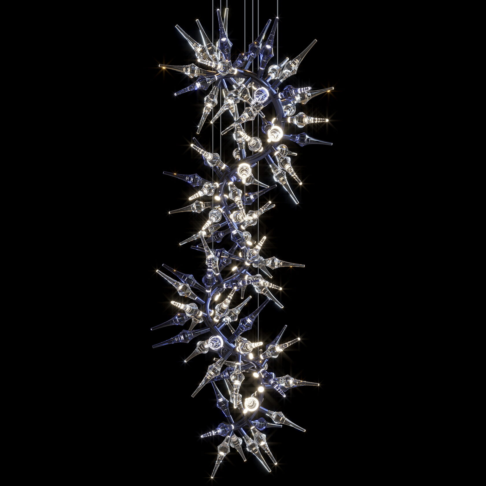 LC0442 - Light compositions made of crystal and glass - image 8 | Bachelieri