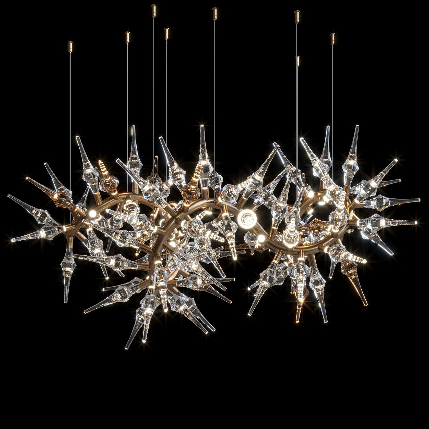 LC0442 - Light compositions made of crystal and glass - image 9 | Bachelieri