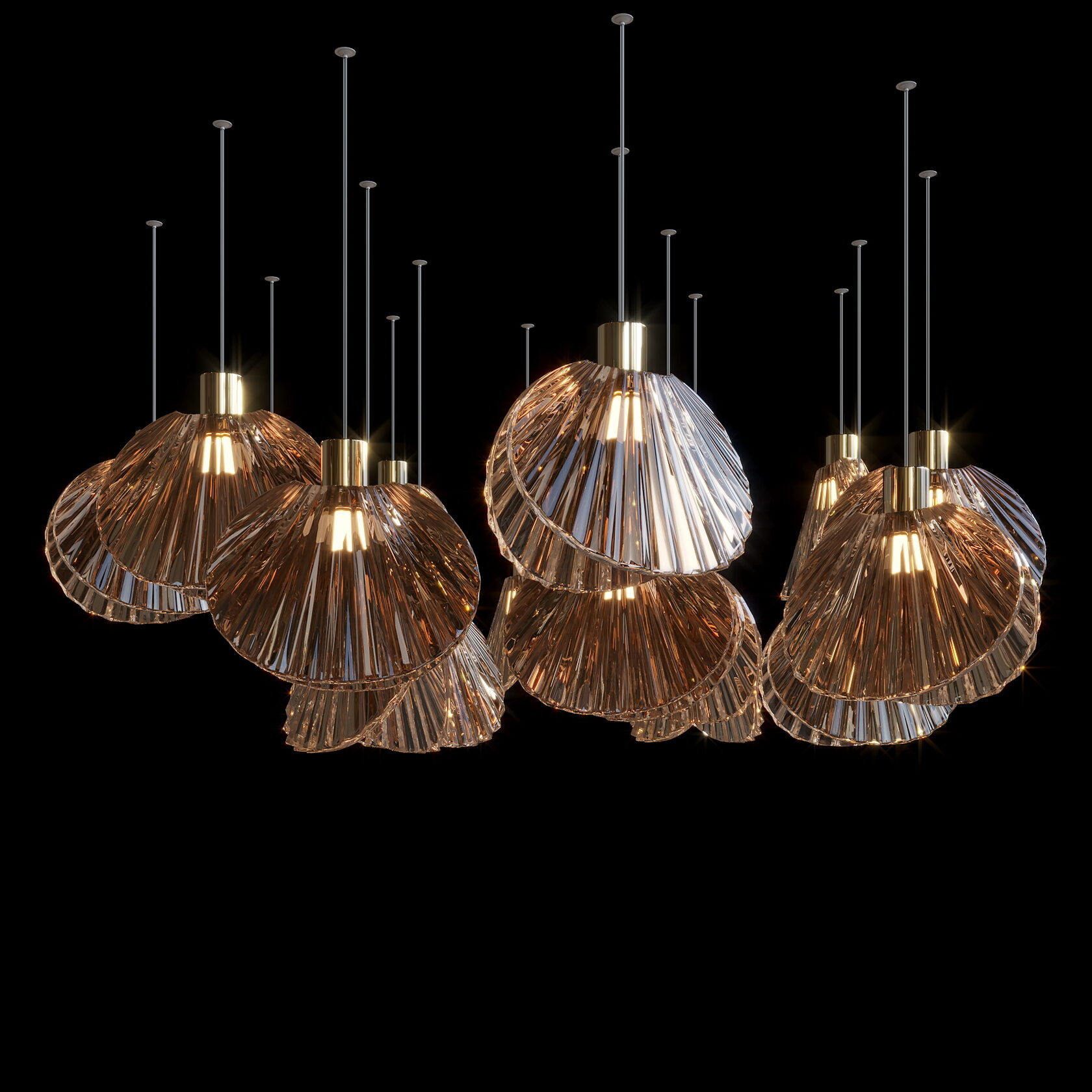 LC0448 - Light compositions made of crystal and glass - image 2 | Bachelieri