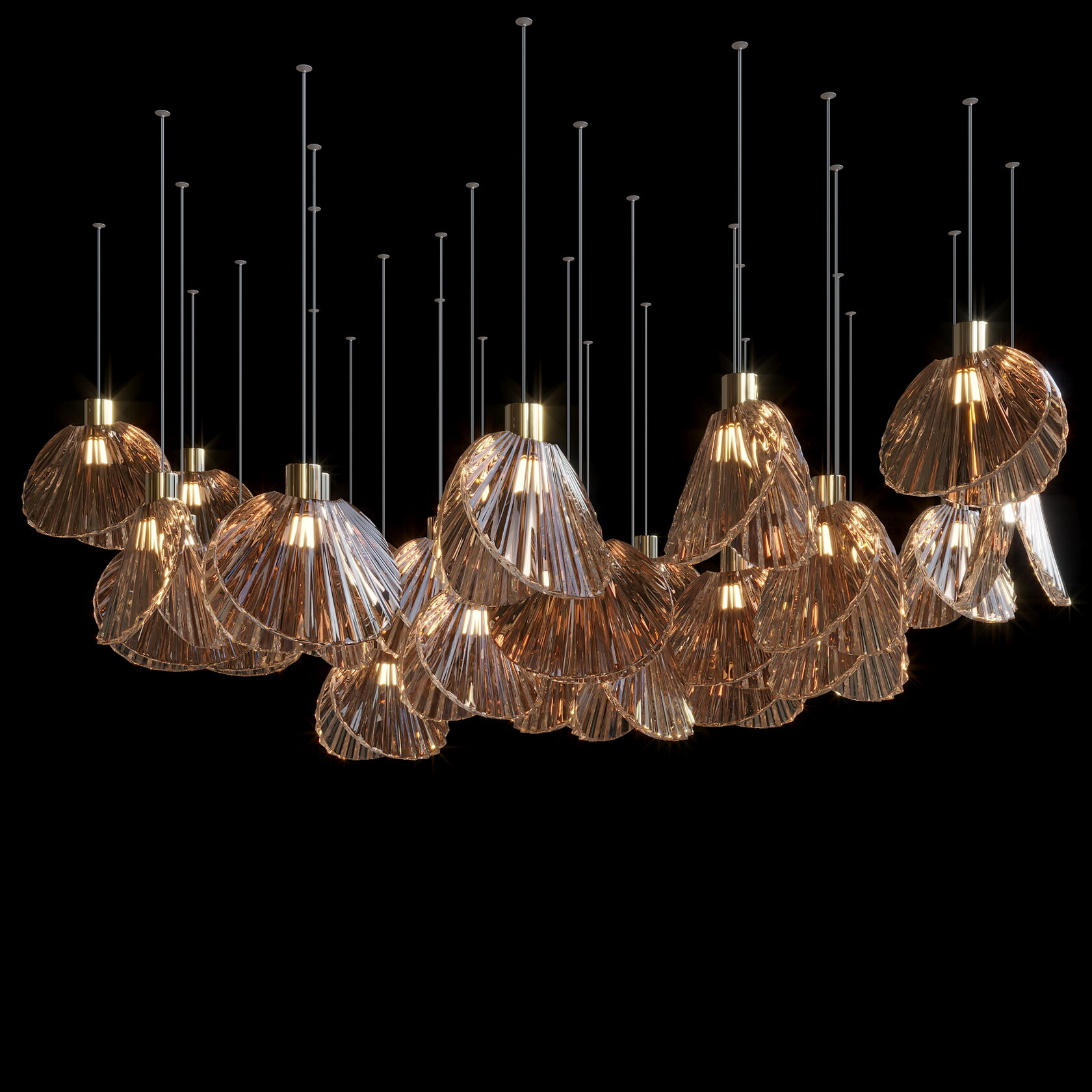 LC0448 - Light compositions made of crystal and glass - image 4 | Bachelieri