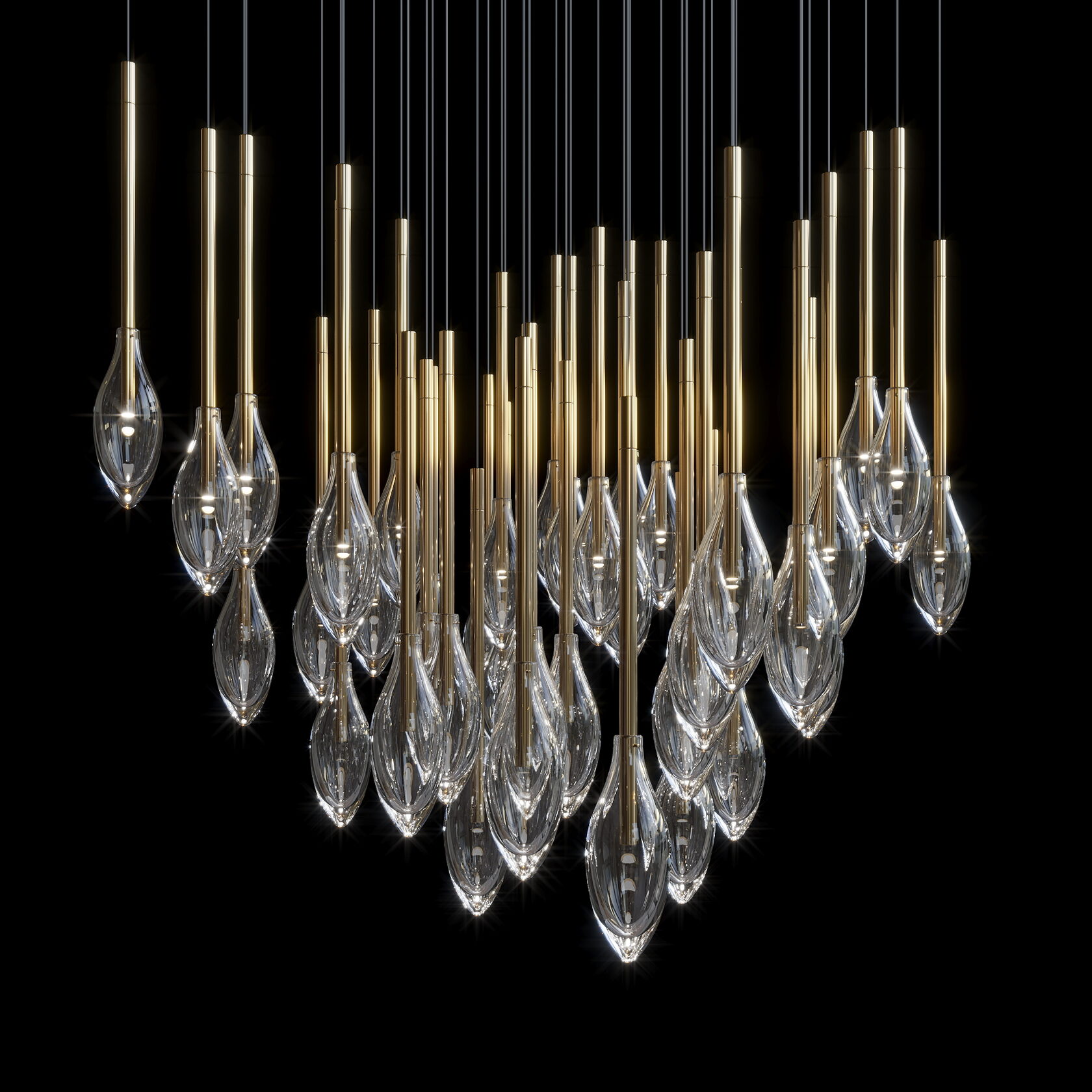 LC0455 - Light compositions made of crystal and glass - image 1 | Bachelieri
