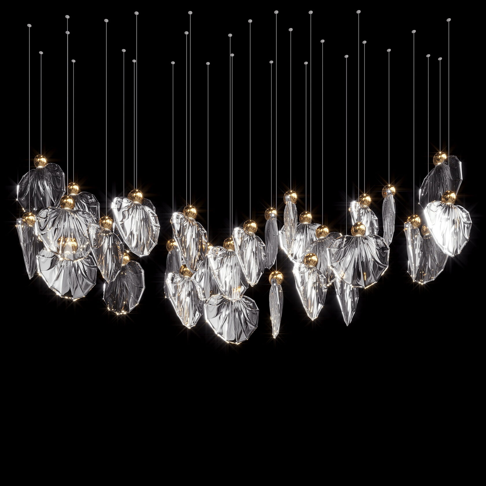 LC0461 - Light compositions made of crystal and glass - image 3 | Bachelieri