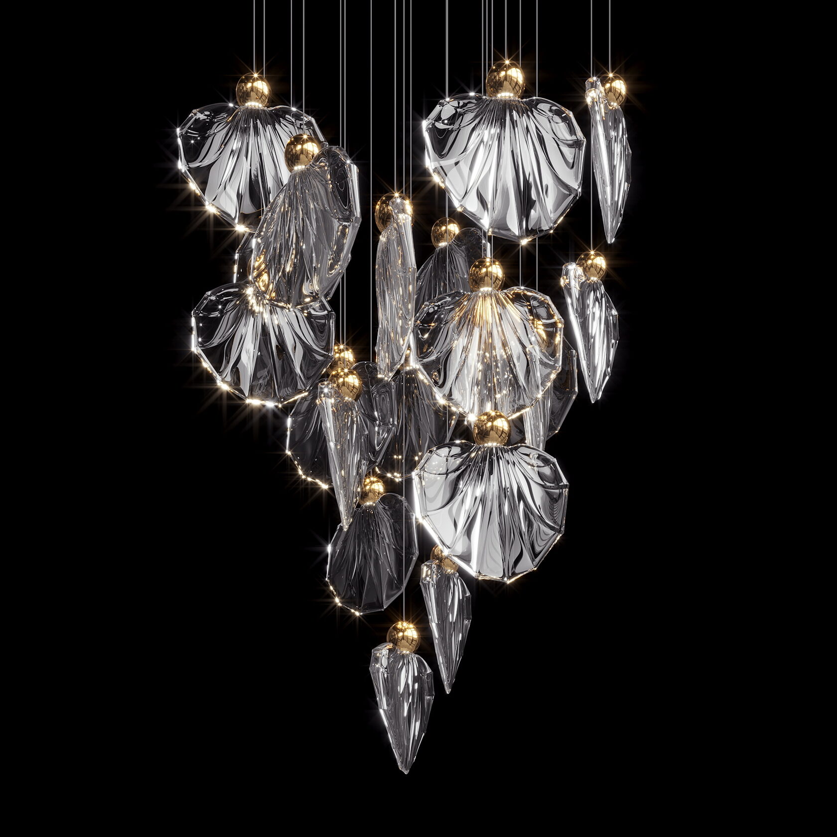 LC0461 - Light compositions made of crystal and glass - image 4 | Bachelieri