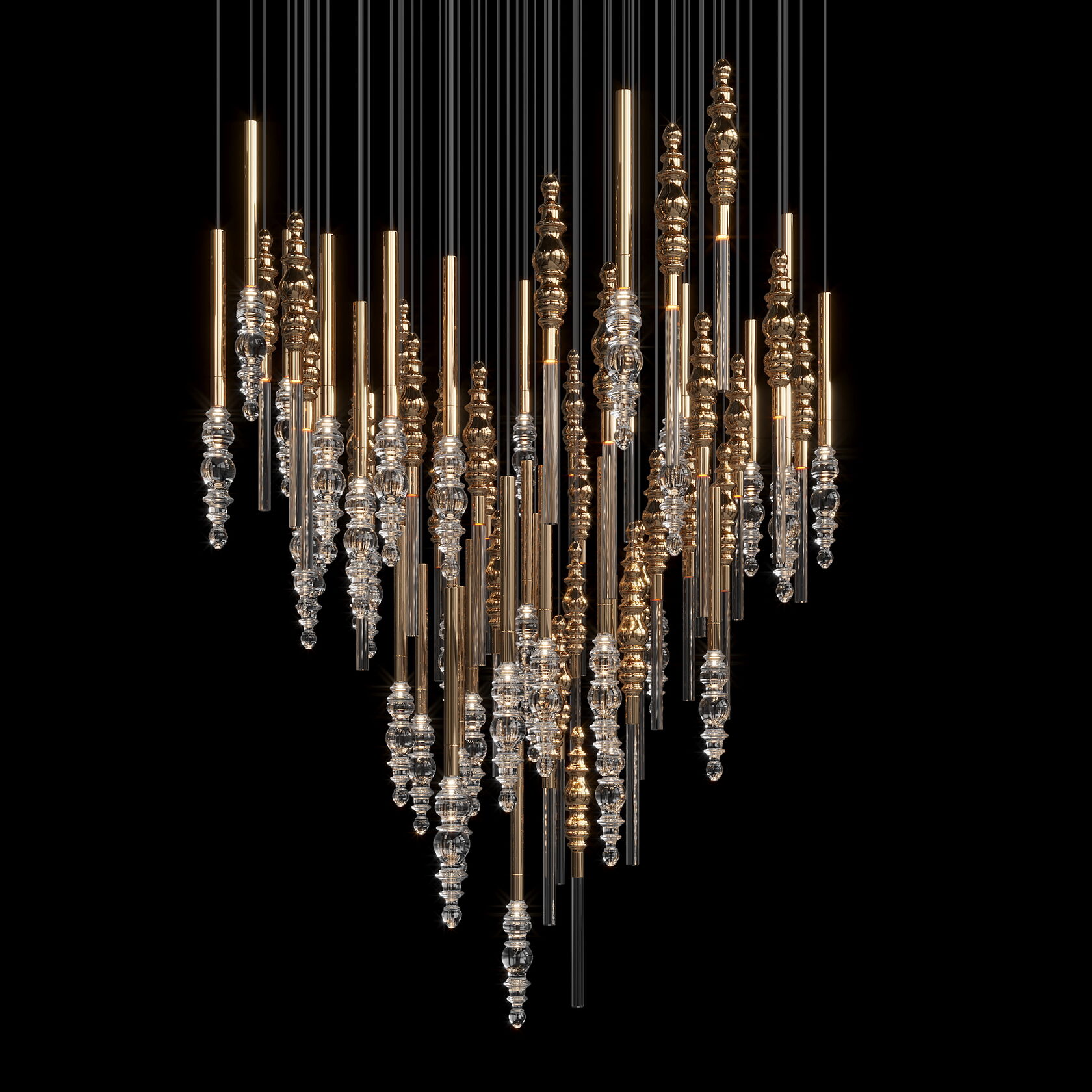 LC0478 - Light compositions made of crystal and glass - image 3 | Bachelieri