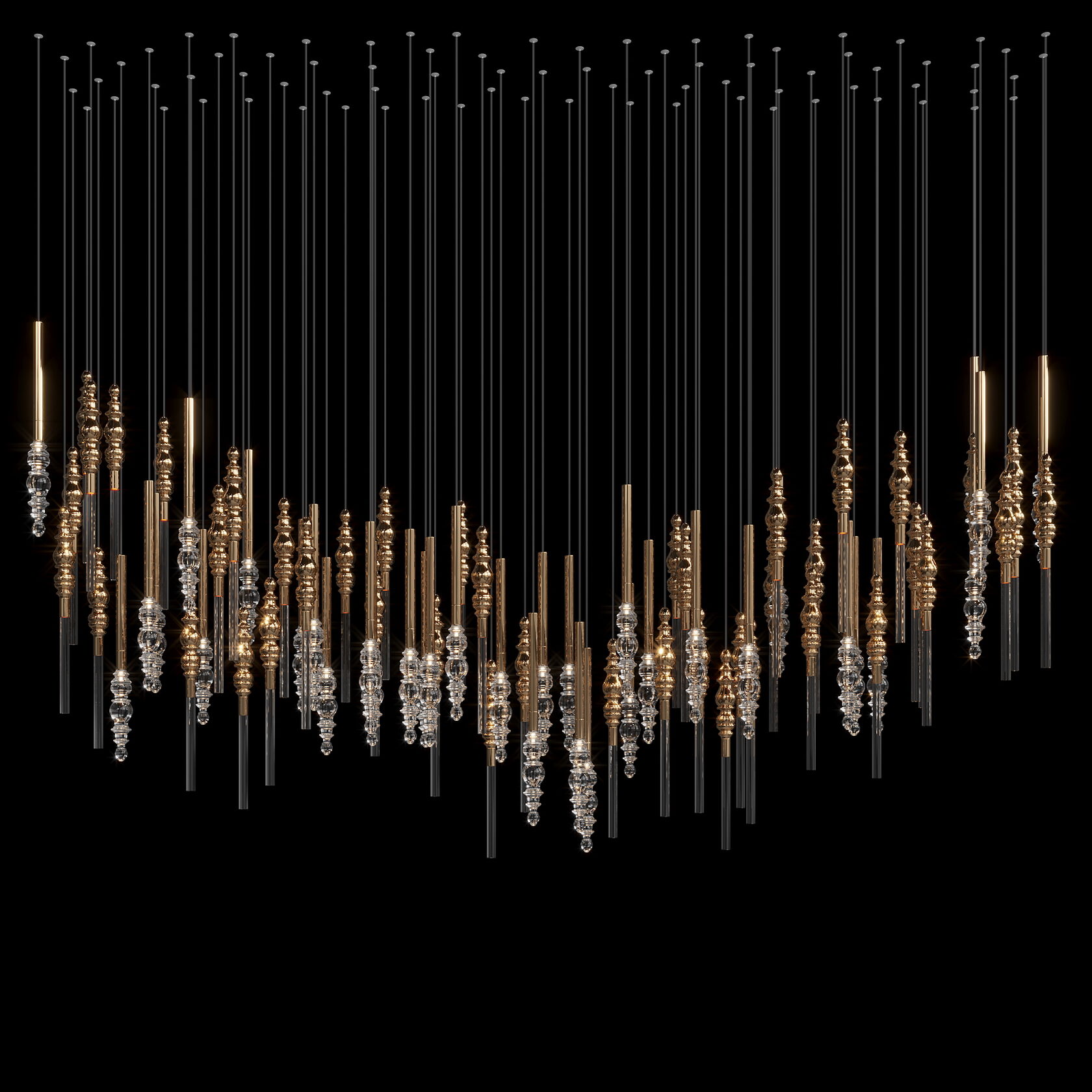 LC0478 - Light compositions made of crystal and glass - image 5 | Bachelieri