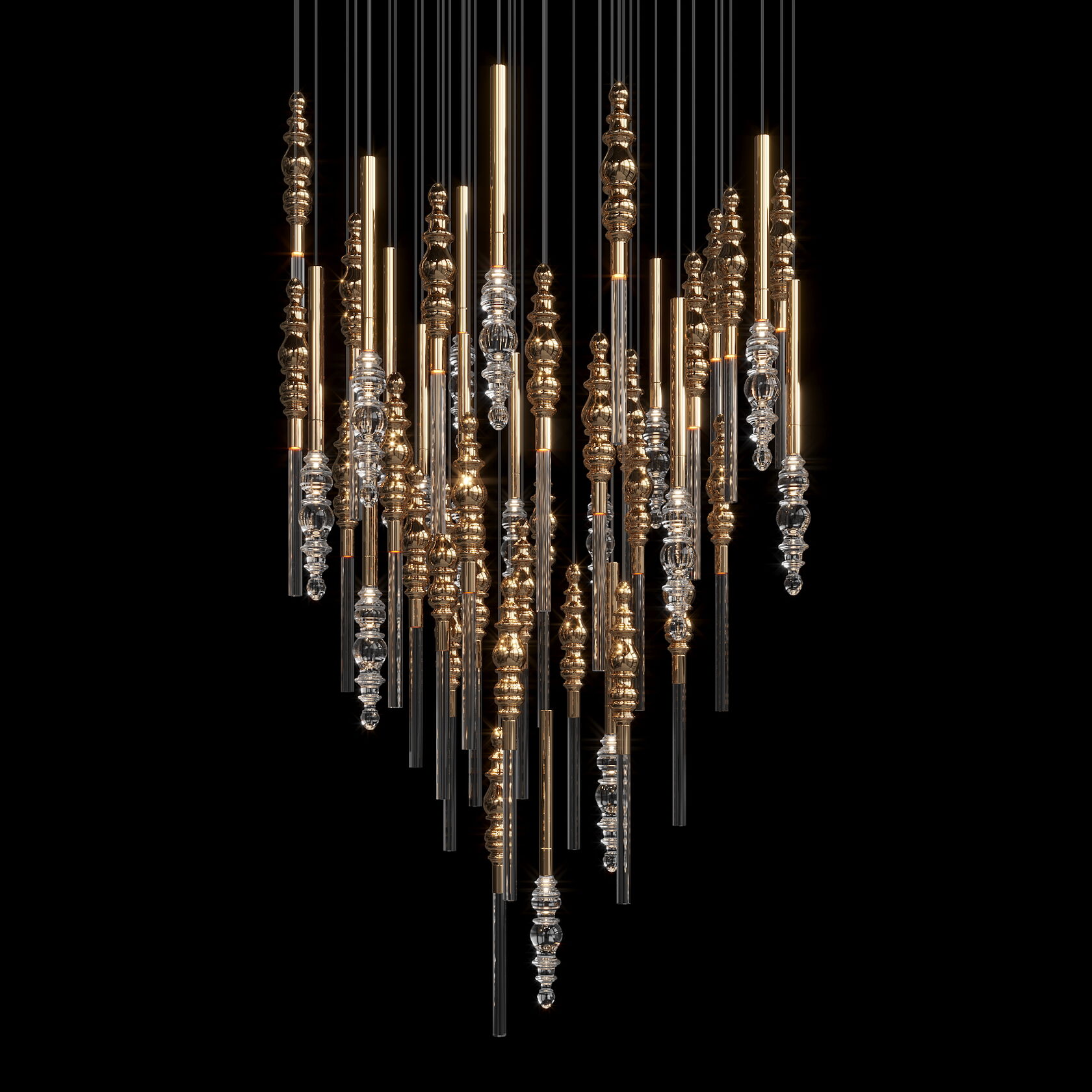 LC0478 - Light compositions made of crystal and glass - image 10 | Bachelieri