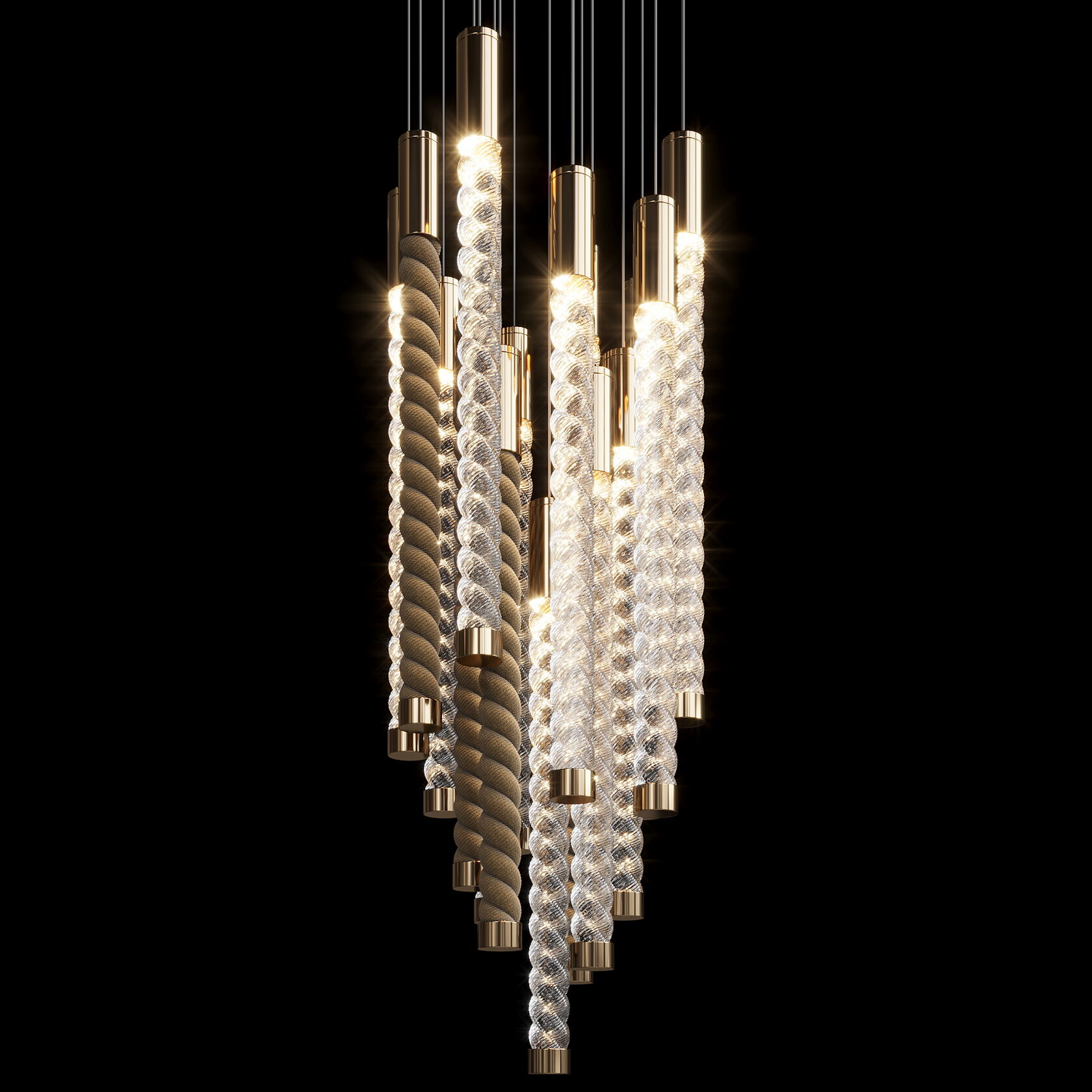 LC0491 - Light compositions made of crystal and glass - image 6 | Bachelieri
