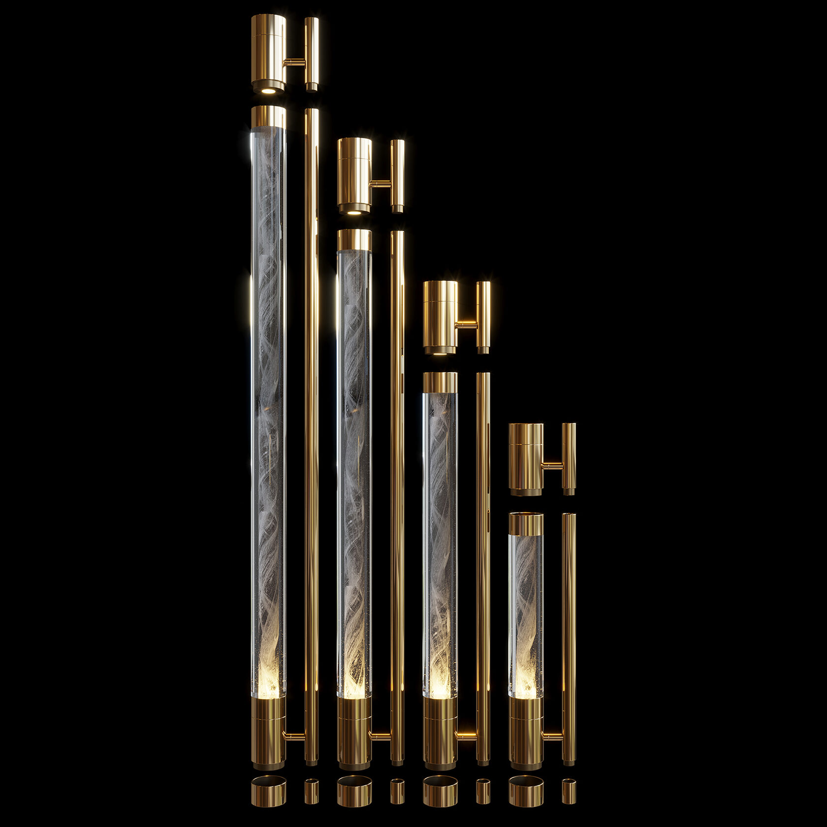 LC0366 - Decor and sculptural compositions made of crystal and glass - image 3 | Bachelieri