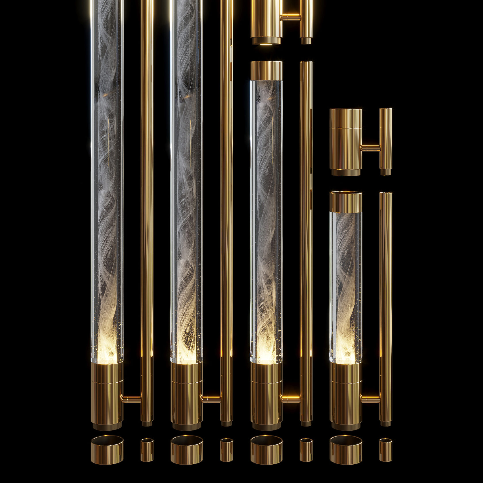 LC0366 - Decor and sculptural compositions made of crystal and glass - image 4 | Bachelieri